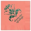 Luncheon Napkin with Coined Edge | https://www.bestnamebadges.com