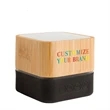 Waterproof Bamboo Bluetooth Speaker | https://www.bestnamebadges.com