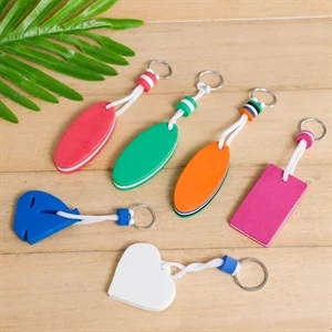 eva keychain pu buoy keyring