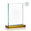 Manhattan Award - Amber | https://www.bestnamebadges.com