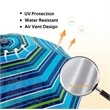 Rotatable Beach Umbrella | https://www.bestnamebadges.com