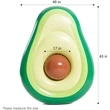 Inflatable Avocado Pool Float Floatie with Ball Water | https://www.bestnamebadges.com