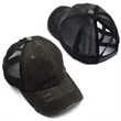 Ponytail Baseball Cap | https://www.bestnamebadges.com