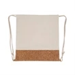 Cork Drawstring Backpack | https://www.bestnamebadges.com