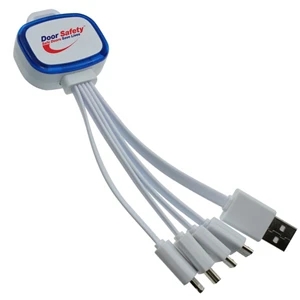 ROSE 4-IN-1 USB ADAPTER | https://www.bestnamebadges.com