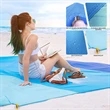 Sandproof Waterproof Beach Mat | https://www.bestnamebadges.com