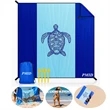 Sandproof Waterproof Beach Mat | https://www.bestnamebadges.com
