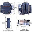 Insulated Cooler Picnic Backpack With Blanket | https://www.bestnamebadges.com