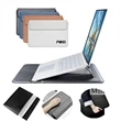 13 Inch Pu Leather Laptop Sleeve With Stand | https://www.bestnamebadges.com