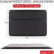 13 Inch Pu Leather Laptop Sleeve With Stand | https://www.bestnamebadges.com