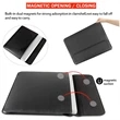 13 Inch Pu Leather Laptop Sleeve With Stand | https://www.bestnamebadges.com
