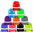 Reflective Stripe Drawstring Backpack | https://www.bestnamebadges.com