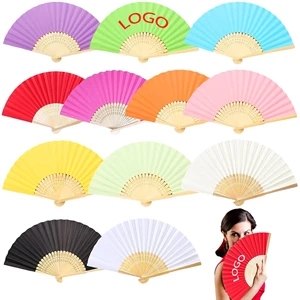 Foladble Paper Bamboo Fan