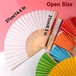 Foladble Paper Bamboo Fan | https://www.bestnamebadges.com