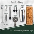 10-Piece Bartender Kit With Stand | https://www.bestnamebadges.com