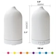 Stone Shape Ceramic Ultrasonic Essential Oil Diffuser | https://www.bestnamebadges.com