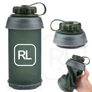 25 Oz Collapsible Silicone Water Bottle