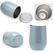 12 Oz Rainbow Insulated Wine Tumbler With Lid | https://www.bestnamebadges.com