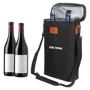 2 Bottle Wine Tote Cooler Bag