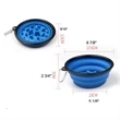 Collapsible Slow Feeder Dog Bowl | https://www.bestnamebadges.com