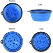 Collapsible Slow Feeder Dog Bowl | https://www.bestnamebadges.com