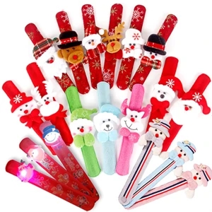 Santa Claus Decor Christmas Slap Bracelet