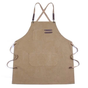 Kitchen Style Washed Canvas Apron