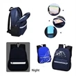 Water Reistant School Backpack With Reflective Strip | https://www.bestnamebadges.com
