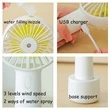 Portable Handheld Water Spray Fan | https://www.bestnamebadges.com