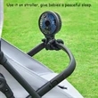 Portable Stroller Fan With Flexible Tripod | https://www.bestnamebadges.com