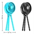 Portable Stroller Fan With Flexible Tripod | https://www.bestnamebadges.com