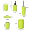 6Pcs Bathroom Accessories Set | https://www.bestnamebadges.com