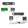 Digital Meat Thermometer Instant Red | https://www.bestnamebadges.com