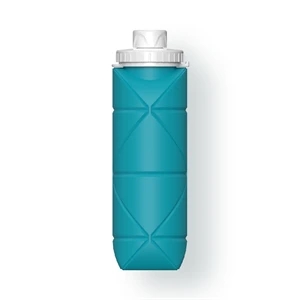 20Oz. Silicone Collapsible Travel Water Bottles
