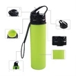 Collapsible Water Bottle Silicone | https://www.bestnamebadges.com