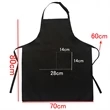 Adjustable Bib Apron Waterdrop Resistant With 2 Pockets | https://www.bestnamebadges.com