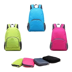 Lightweight Folding Backpack Gym Bag Foldable Day