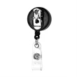 30" Cord Retractable Badge Reel with Rotating Alligator Clip | https://www.bestnamebadges.com