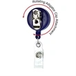 30" Cord Retractable Badge Reel with Rotating Alligator Clip | https://www.bestnamebadges.com