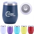 12 Oz Engraved Stainless Steel Wine Cup With Lid Can Cooler | https://www.bestnamebadges.com