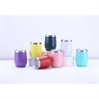 12 Oz Engraved Stainless Steel Wine Cup With Lid Can Cooler | https://www.bestnamebadges.com