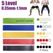Yoga Resistance Rubber Bands Set | https://www.bestnamebadges.com