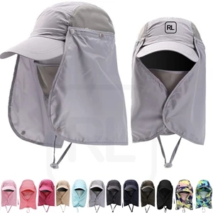 Fishing Cap Sun Protection With Face And Neck Flap Cover