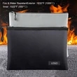 Fireproof Document Bags Safe Storage Pouch With Zipper | https://www.bestnamebadges.com