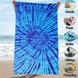 Custom Square Beach Towel | https://www.bestnamebadges.com