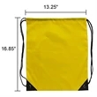 Polyester Drawstring Bag | https://www.bestnamebadges.com
