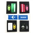 Coded Lock With Aluminium Luggage Tag Gift Box Set | https://www.bestnamebadges.com