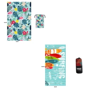 Microfiber Velour Beach Towel