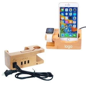 Bamboo Charging Station Dock