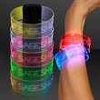 Laser Engraved - Cosmic LED Neon Bracelets | https://www.bestnamebadges.com